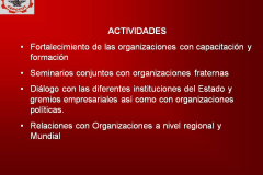 Actividades